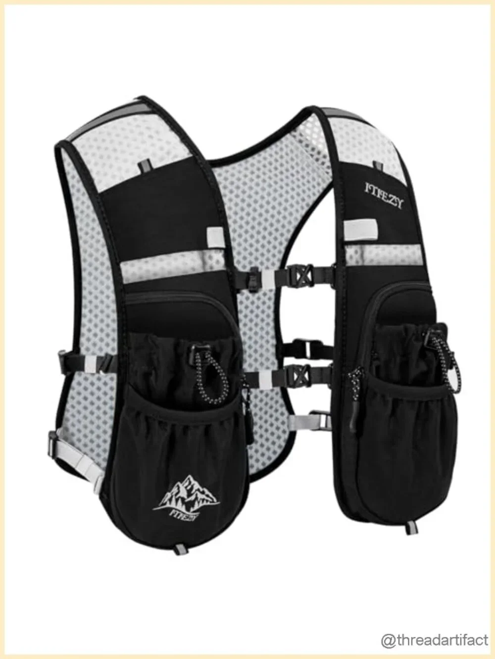 5L Hydration Backpack Running Vest, Zero-Bounce Adjustable Vest for Marathon,